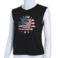 thumbnail image 5 of OAVQHLG3B 4th of July Outfits for Women American Flag T Shirt Patriotic Shirts Sunflower Printed Casual Summer Tank Tops Blouse, 5 of 9