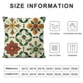 thumbnail image 5 of YINGXI Style Throw Pillow Covers Pillow Cases Pattern Decorative Cushion Cases for Sofa Couch 18x18in, 5 of 5
