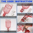 thumbnail image 4 of Fruit Picker Tool, Lightweight Aluminum Pole Extendable Fruit Picker With Slip Resistant Foam Grip, For Easy And Safe Harvesting Of Various Fruits Without A Ladder, 4 of 5
