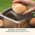 thumbnail image 4 of Cuisinart Stainless Steel Butter Wheel CBW-201A Raised Bottom Butter Roller for Griddle 1-Count, 4 of 6