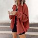 thumbnail image 3 of Puntoco-abrigo para mujer, cárdigan a la moda para mujer, top de Color liso, prendas de vestir, abrigo de traje, abrigo de manga larga, liquidación de Navidad Puntoco Puntoco-2874, 3 of 6