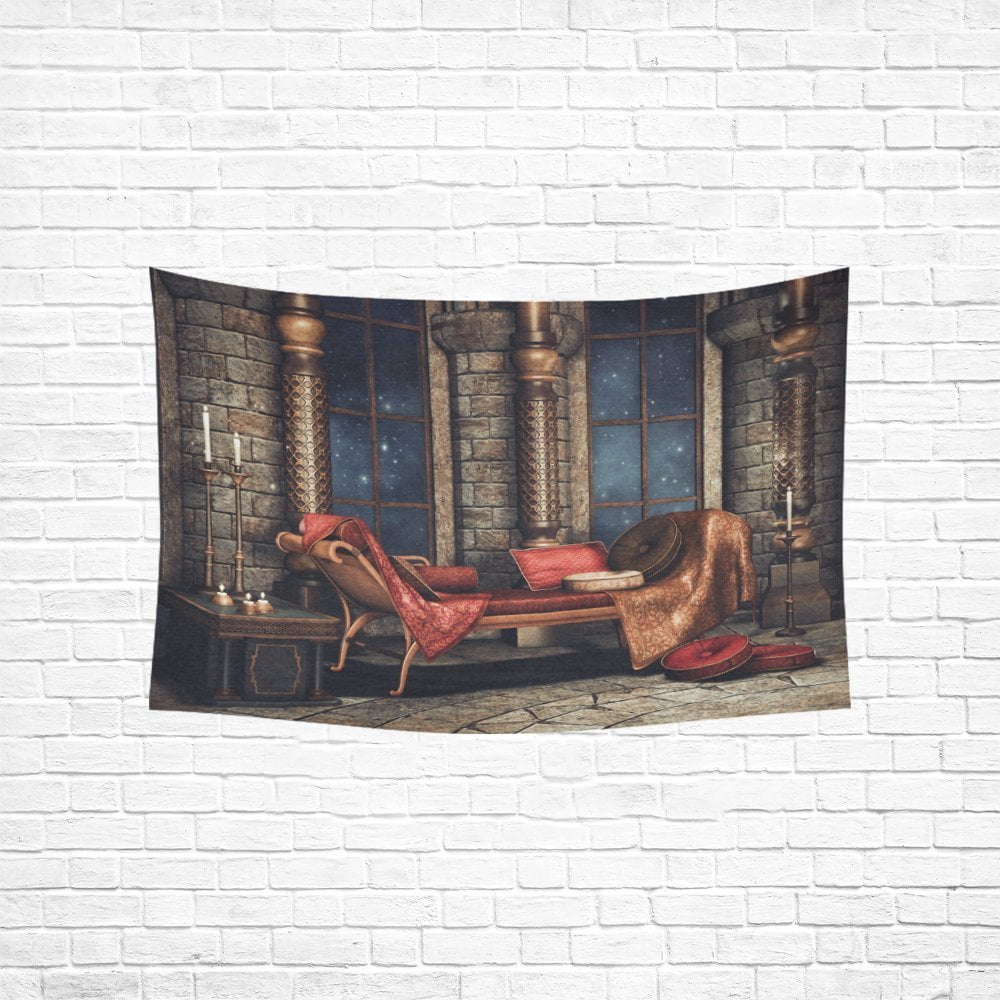 YKCG Home Decoration Chamber in a Fantasy Palace Wall Hanging Tapestry
