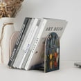 thumbnail image 6 of Lsque Various Herbs And Spices In Spoons Printed Wood Bookends,Non-Skid Bookend for Shelves,Heavy Duty Support Bookends,Non-Slip Foam Pads for Office, Home, and Library,1 Pair, 6 of 8
