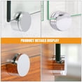 thumbnail image 3 of OULII 8Set Wall Mirror Clips for Home Decoration Zinc Alloy Circular Bracket 2.70X2.70X1.40in, 3 of 8