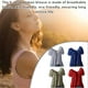 thumbnail image 5 of Qarigey Nomeni - Blusa de manga corta para mujer, talla grande, informal, con cuello en V, con lunares Prendas para la parte del cuerpo Blanco XL Qarigey AP001865-04, 5 of 6