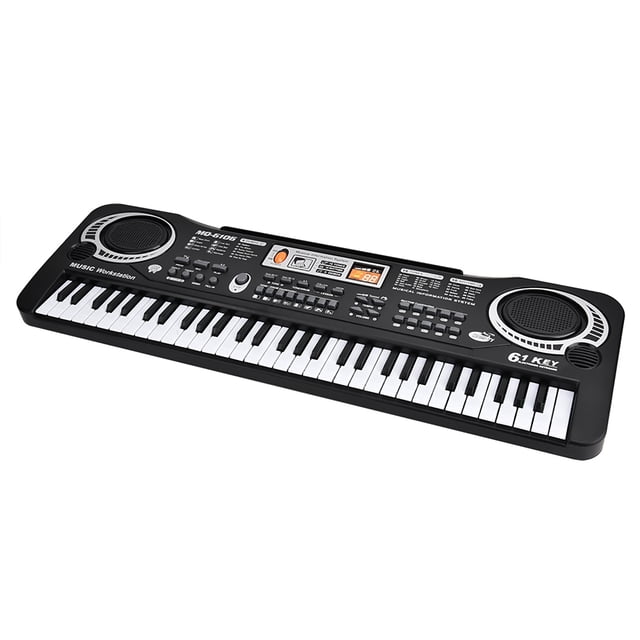 Piano Digital Eléctrico ANGGREK Material ABS ajustable para Principiantes Adultos y niños Al Aire Libre