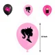 thumbnail image 1 of Juego de vajilla para fiesta de cumpleaños de Barbie, pancarta desechable para tarta, bandera colgante, globos de Barbie, decoración de cumpleaños, 1 of 2