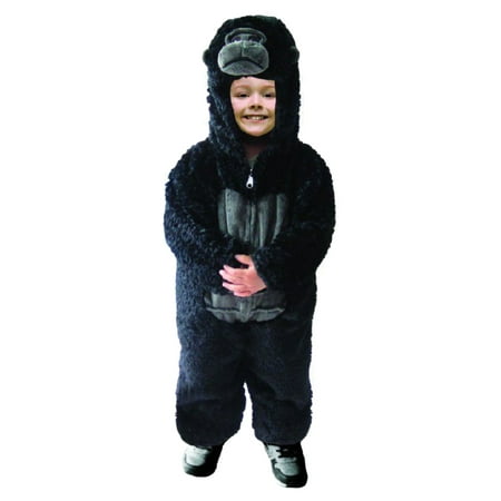 Toddler Boys Plush Gorilla Costume Halloween Jumpsuit