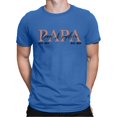 thumbnail image 1 of Xdzjlr T-Shirts pour Hommes Col Rond Manches Courtes T-Shirt Papa Fête des Pères Tenue Quotidienne Extensible Toutes Saisons T-Shirts pour Hommes Stylés, TTG, 1 of 3