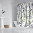 thumbnail image 2 of Modern Roses Shower Curtain - Contemporary Floral Pattern, Clean Lines, 72x72 Inches, 2 of 5