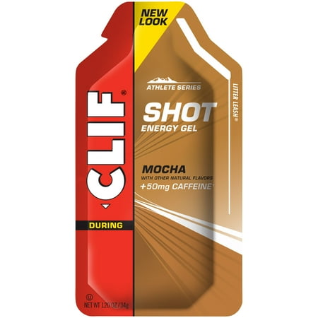 Clif Shot Energy Gel Mocha - 24-1.2 oz (34g) packets