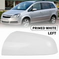 thumbnail image 1 of Primed White Left Right Rearview Mirror Cover Side Mirror Caps For Vauxhall Zafira MK2 2005 2006 2007 2008 Car Replace Part 1pc Left, 1 of 6