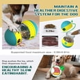 thumbnail image 4 of Bola dispensadora de golosinas ajustable BSISUERM para perros, color verde, 4 of 6
