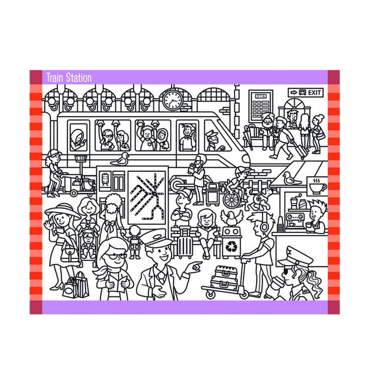 Melissa Doug Seek Find Sticker Pad 3 Pack Around Town