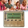 thumbnail image 1 of HUASHENG 2025 Football Dice Board Game Football Dice Game Wooden Board Game Fun Wooden Tabletop Football Game Dice Football Dice Tray For Family Game Night Game, 1 of 5
