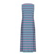 thumbnail image 5 of FcBaudy Robe Sans Manches Col Rond, Robes d'Été pour Femmes, Robes Femmes Robe Longue Imprimée Sans Manches et en Lin Col Rond Robe Femmes, 5 of 5