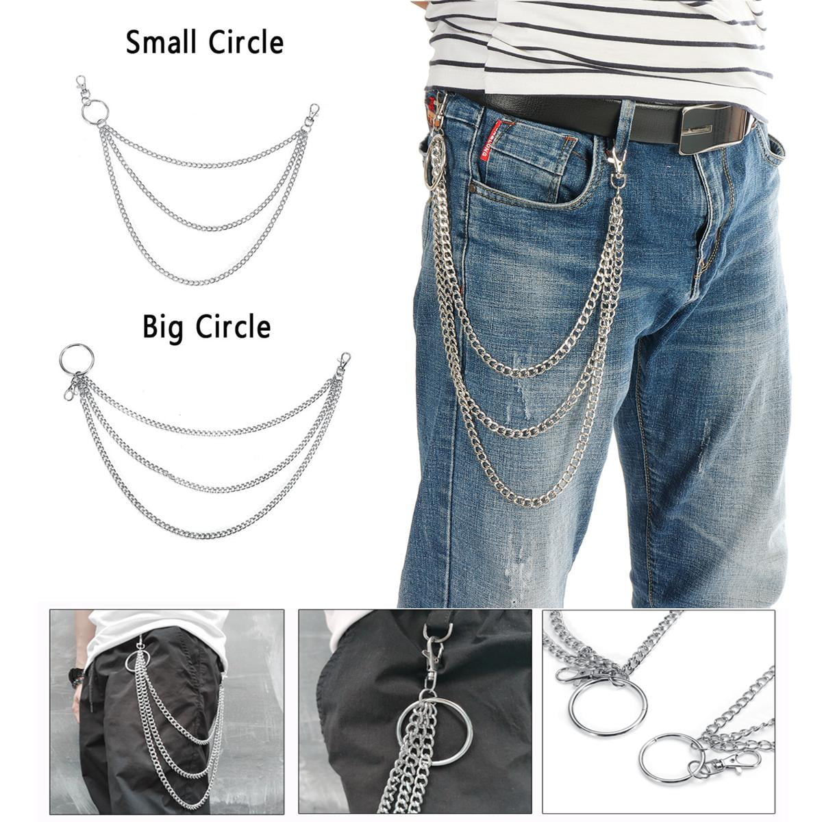 chain in jeans