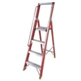 thumbnail image 1 of Escalera Tijera Fibra Vidrio Barandal 3 Pel PELDAÑOS 389066, 1 of 1