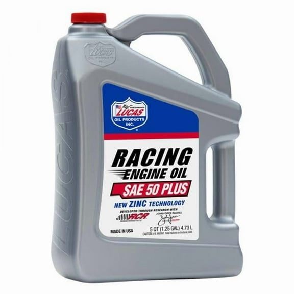 Lucas Oil 10347 SAE 50 Plus Race Oil 5 Quart