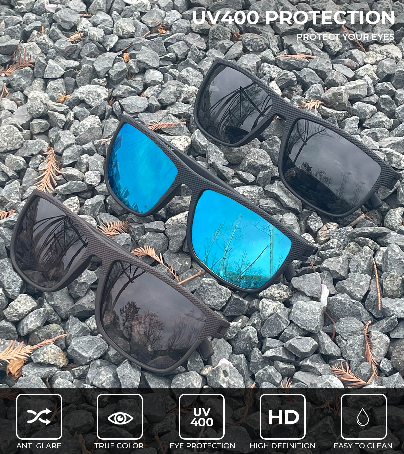KALIYADI Polarized Sports Sunglasses for Men photo 3