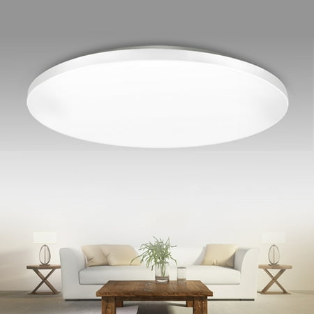 10 6 Inch Ultra Thin Led Flush Mount Ceiling Light Fixture 12w 1000 Lumens Round Modern Lamp For Home Bedroom Dining Hall Study Living Room Soft Cool