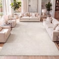 thumbnail image 4 of JONATHAN Y SCANDINAVIAN 5 x 8 Area Rug, Hallie Minimalist Curve Geometric - Ivory/Cream, SCN100B-5, 4 of 7