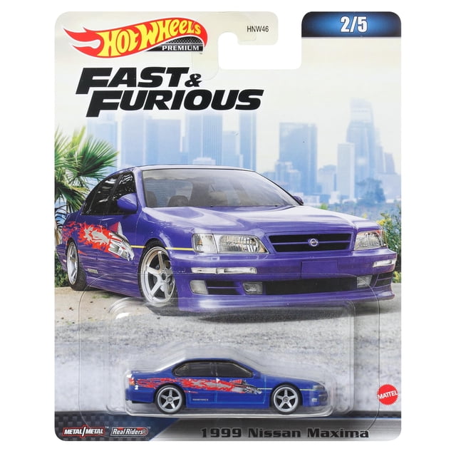 Auto fundido a presión Hot Wheels 1999 Nissan Maxima a escala 1:64