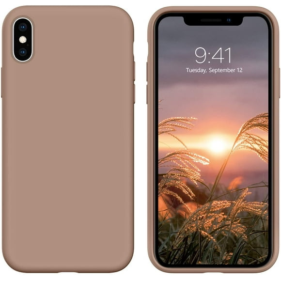Case Compatible With Iphone Xs Max Case,Iphone Xs Max Phone Case Liquid Silicone Gel Rubber Slim Soft Cover Microfiber Lining Cushion Shockproof Protective Case For Iphone 10 Xs Max Case,Bro[L2013]