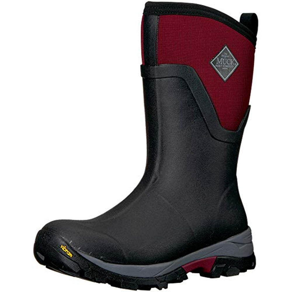 ARCTIC Muck Boots Arctic Ice Extreme Black/Windsor Wine Conditions MidHeight Rubber Women's ARCTIC Muck Boots Arctic Ice Extreme Black/Windsor Wine Conditions MidHeight Rubber Women's