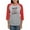 Heather/Red, variant on CafePress - Go Nerf Basketball Long Sleeve T Shirt - Womens Baseball Tee