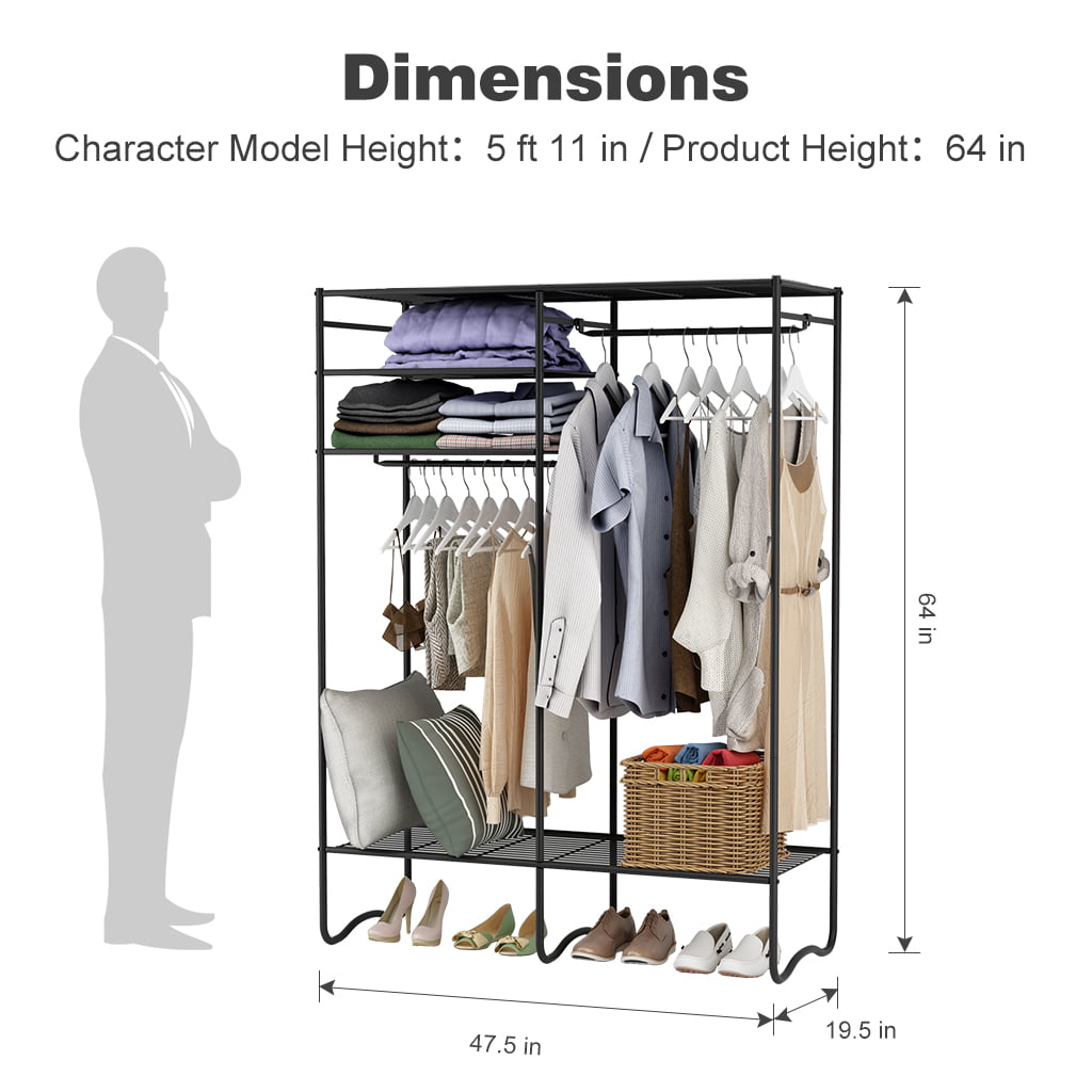 Wardrobe Hanger Dimensions - Wardobe Pedia