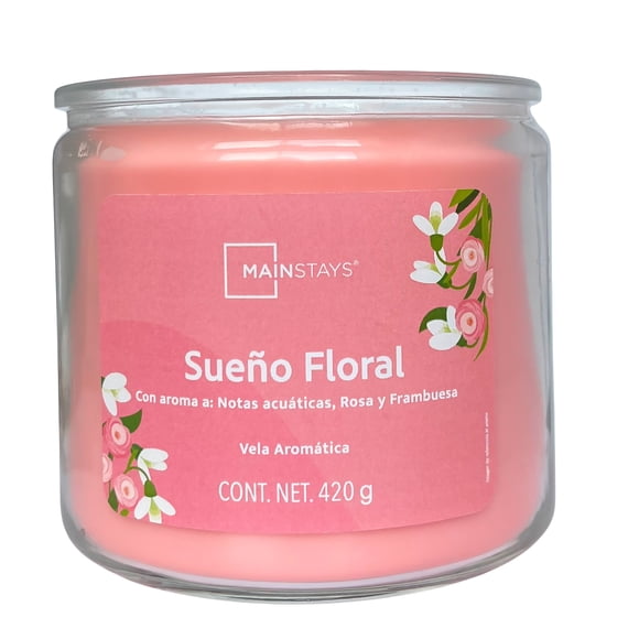 Vela Mainstays Sueño Floral 420 G