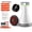 Plain Moon White, variant on Electric Body Massage Brush with Red Light and Thermal Heat, USB Rechargeable Handheld Scraping Device with Multi-Node Plate for Abdomen Back Relaxation