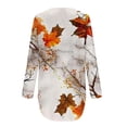 thumbnail image 4 of Ruyang Ladies' Fashion Printed Single Button Long Sleeve Top Tops Size Small, 4 of 5