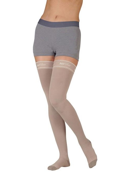 Thigh , Silicone Border - Silver 