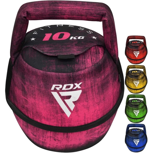 RDX Kettlebell Weights Sandbag with Handle, Fitness Strength Training Weight Lifting Bodybuilding Workout, Swings Squats Snatch Deadlift Thruster, Available In 4 6 8 10 12KG