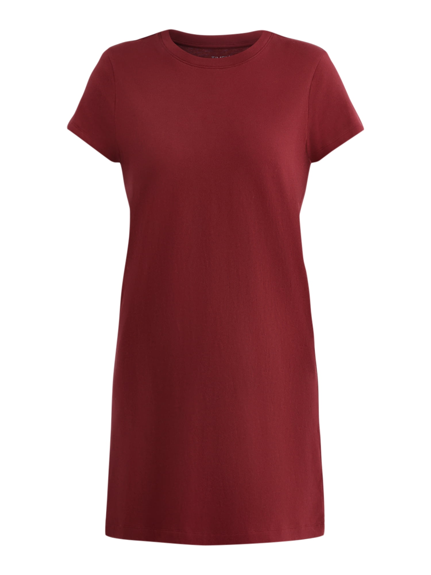 Time and Tru Women's Cotton T-Shirt Dress, Sizes XS-XXXL