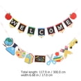 thumbnail image 5 of CIMAXIC Clear Printing Welcome Banner for School Reunions and First Day 1Set, 5 of 8