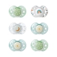 thumbnail image 1 of Chupones Tommee Tippee Rosa Diseño Simétrico que Brillan en la Oscuridad para 18-36 Meses, 1 of 8