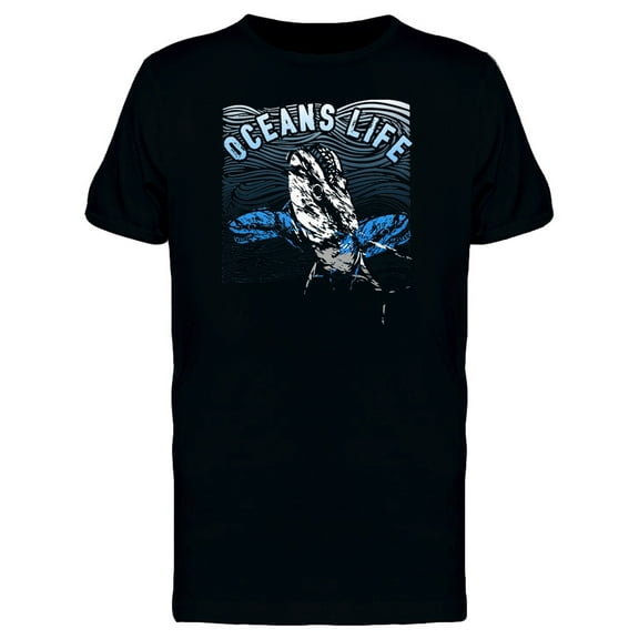Attacking Sharks T-Shirt Men -Image by Shutterstock, Male 3X-Large