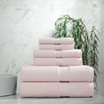 thumbnail image 4 of Aston & Arden Egyptian Cotton Bathroom Towel Set (6-Piece), Jaquard Border, Pink, 4 of 8