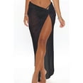 thumbnail image 2 of MSJUHEG Beach Wrap Skirt,Beach Sarong Wrap Bottom,Beach Sarong,Swimwear Coverup,Women's Swimwear Cover Ups,Wrap Skirt,Bathing Suit Wrap Black L, 2 of 7