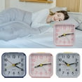 thumbnail image 4 of Battery Operated Alarm Clock Quartz No Tick With Night Light Bedside Clocks, 4 of 5