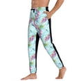 thumbnail image 3 of Pofeuu Dragonfly Floral Print Sweatpants for Men, Men's Lounge Pants, Men's Athletic Pants, Men's Sweat Pants with Pockets-XX-Large, 3 of 5