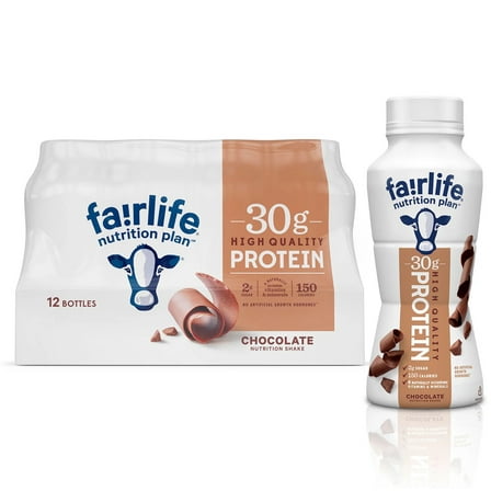 Fairlife Nutrition Plan Chocolate, 30 g Protein Shake (11.5 fl. oz., 12 pk.)