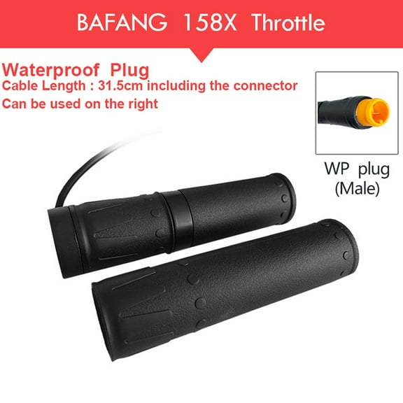 Electric Bike Mtb Waterproof 158X Half Twists Speed Throttle 12V 24V 36V 48V 72V Used for Electric Scooters Electric Bicycles