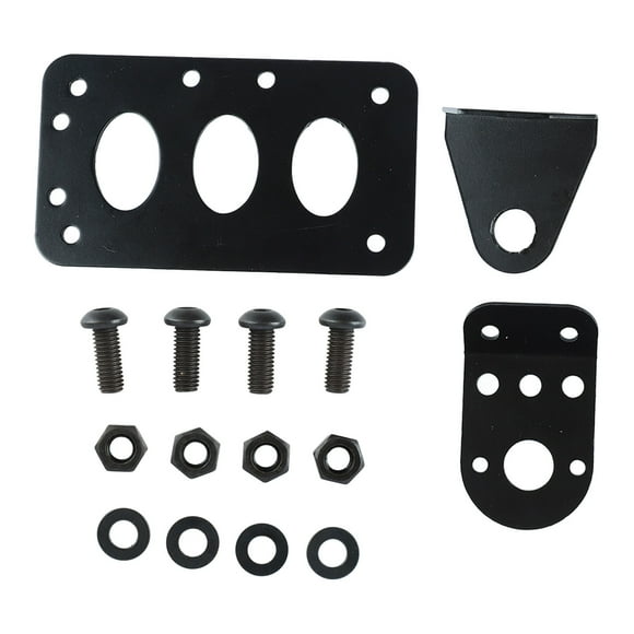 Vintage Style Retro Iron-Built Side Mount License Plate Bracket for Motorcycles
