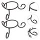 thumbnail image 4 of KAKOWELY 2 soportes decorativos para pelotas de rugby, voleibol, fútbol y béisbol., 4 of 5