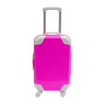 thumbnail image 1 of Lipstore Valise pour Poupée de 18 Pouces Bagage Américain Valise Cabine pour Enfants Cadeau de Fête Rouge Rose, 1 of 8