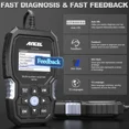 thumbnail image 3 of ANCEL BZ700 Scanneur OBD2 pour Voiture Compatible avec Mercedes Benz Sprinter Véhicules Intelligents Lecteur de Code Numérisation, Tous Systèmes Outil de Diagnostic Automobile Numériseur OBD2 DPF ADblue Injecteur de Réinitialisation de Code Outil de Numérisation OBD, 3 of 6